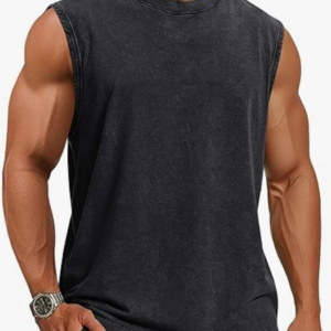 Mens Shirts Summer Tank top Sleeveless Loose Workout Tops